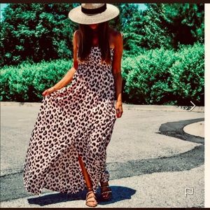 Tiara Hawaii Strapless Maxi Dress